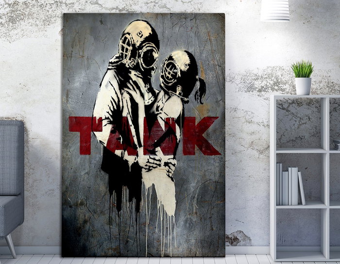 Wallity Lienzo Decorativo Banksy WY11 (50 x 70 cm) Wallity Lienzo Decorativo Banksy WY11 (50 x 70 cm)